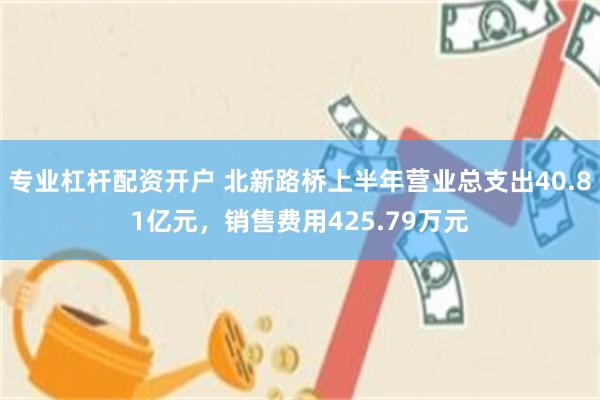 专业杠杆配资开户 北新路桥上半年营业总支出40.81亿元，销售费用425.79万元