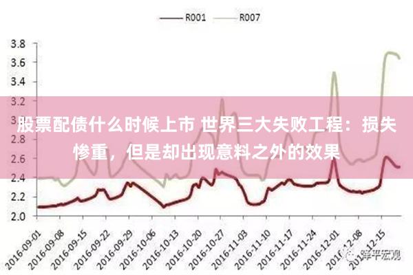 股票配债什么时候上市 世界三大失败工程：损失惨重，但是却出现意料之外的效果