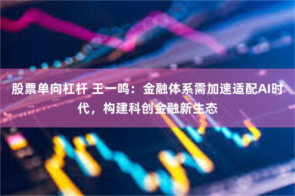 股票单向杠杆 王一鸣：金融体系需加速适配AI时代，构建科创金融新生态